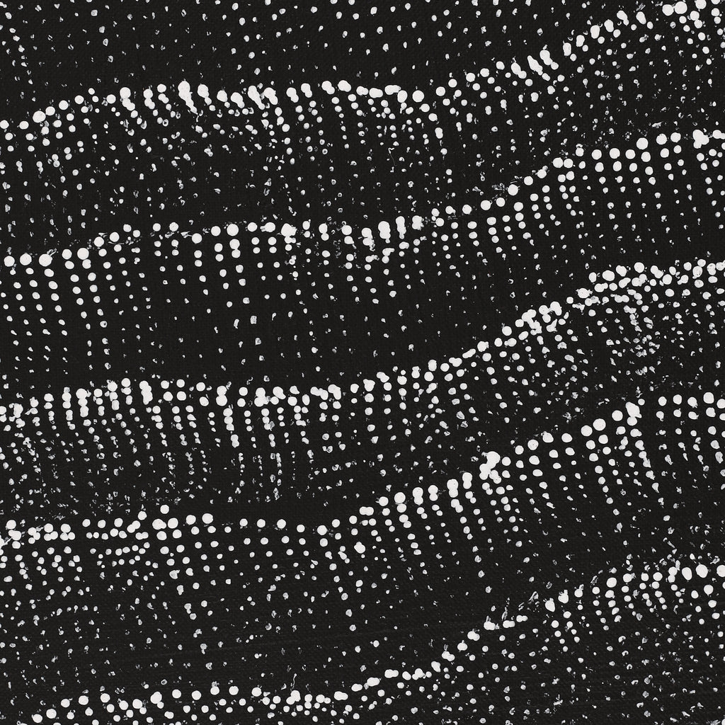 Aboriginal Artwork by Debbie Napaljarri Brown, Wanakiji Jukurrpa (Bush Tomato Dreaming), 91x61cm