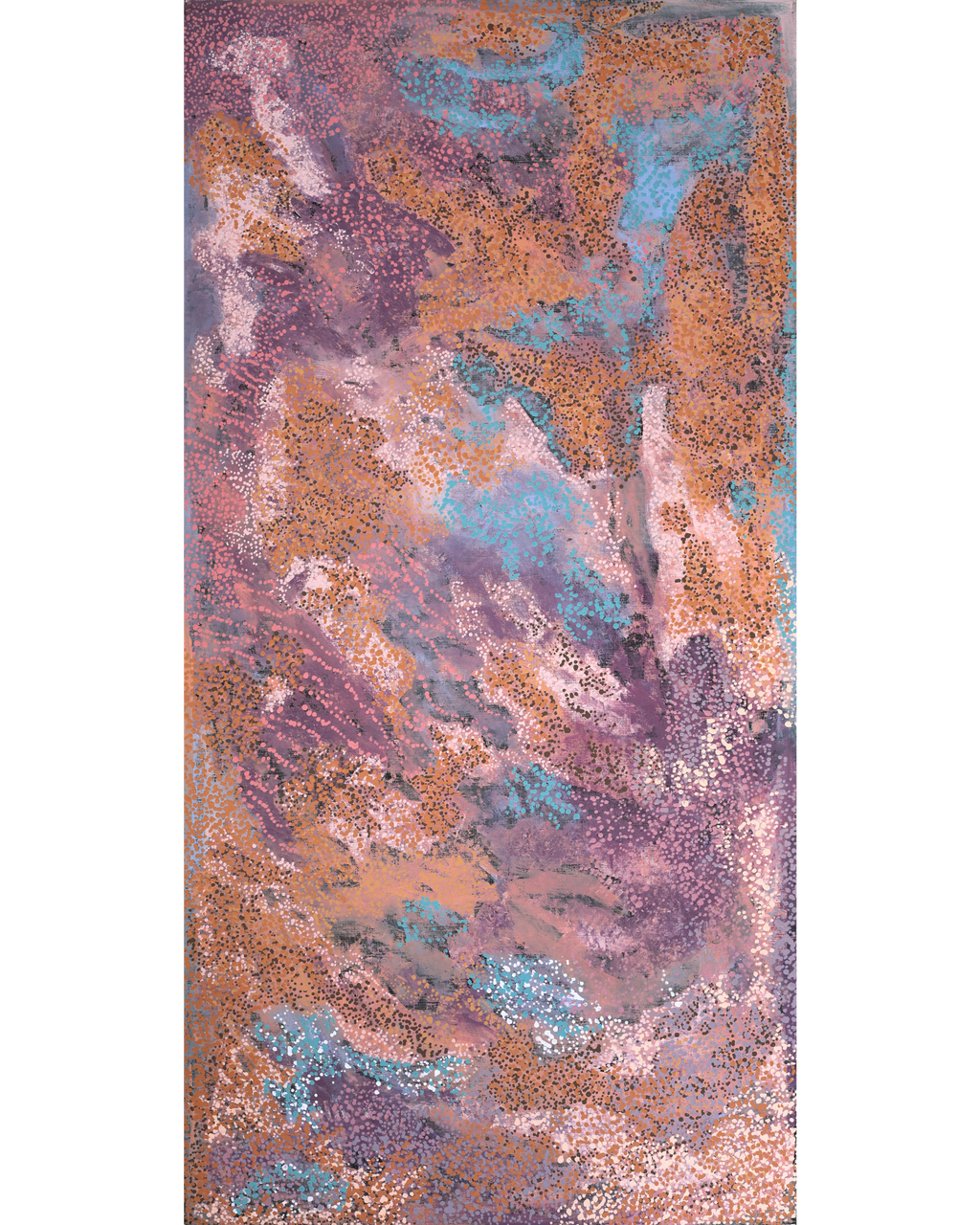 Aboriginal Artwork by Derrick Butt, Kulyakartu, 152x76cm