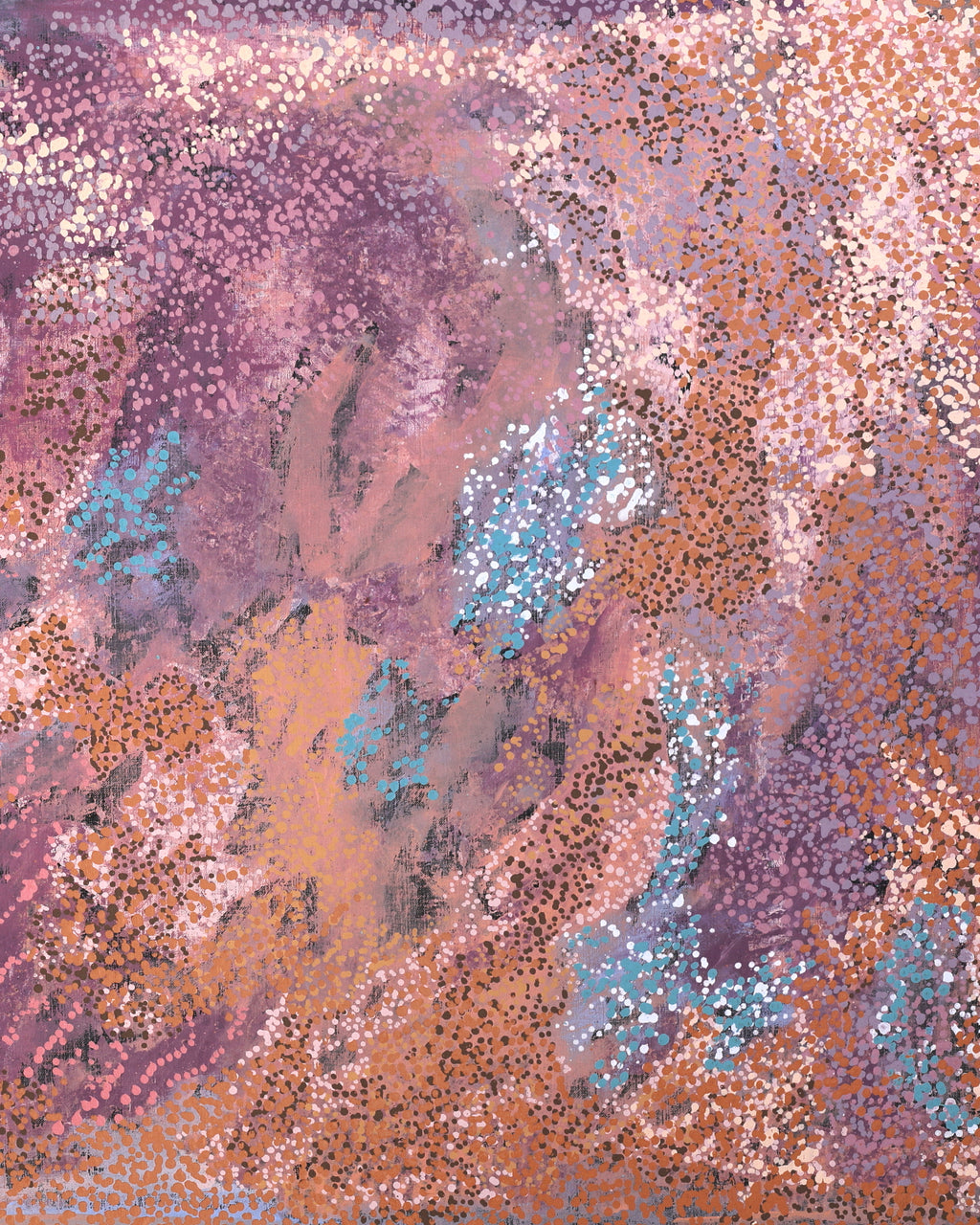 Aboriginal Artwork by Derrick Butt, Kulyakartu, 152x76cm