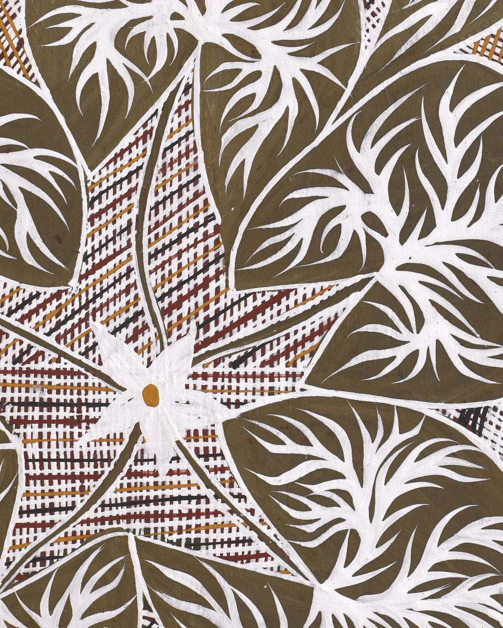 Aboriginal Artwork by Djul’djul Gurruwiwi Susan Wunuŋmurra, Dhatam, 123x53cm
