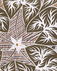 Aboriginal Artwork by Djul’djul Gurruwiwi Susan Wunuŋmurra, Dhatam, 123x53cm
