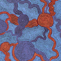 Aboriginal Artwork by Daisybell Kulyuru, Minyma Kutjara(near Ernabella), 150x120cm