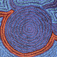 Aboriginal Artwork by Daisybell Kulyuru, Minyma Kutjara(near Ernabella), 150x120cm