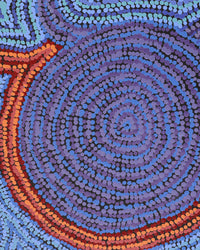 Aboriginal Artwork by Daisybell Kulyuru, Minyma Kutjara(near Ernabella), 150x120cm