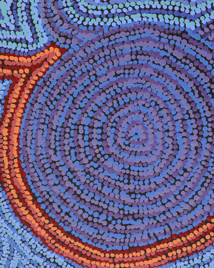 Aboriginal Artwork by Daisybell Kulyuru, Minyma Kutjara(near Ernabella), 150x120cm