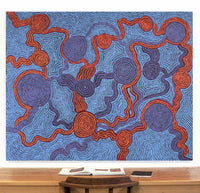 Aboriginal Artwork by Daisybell Kulyuru, Minyma Kutjara(near Ernabella), 150x120cm