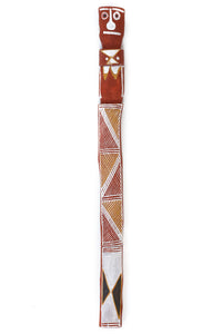 Aboriginal Artwork by Dallas Kelly, Mimih Spirit, 54cm