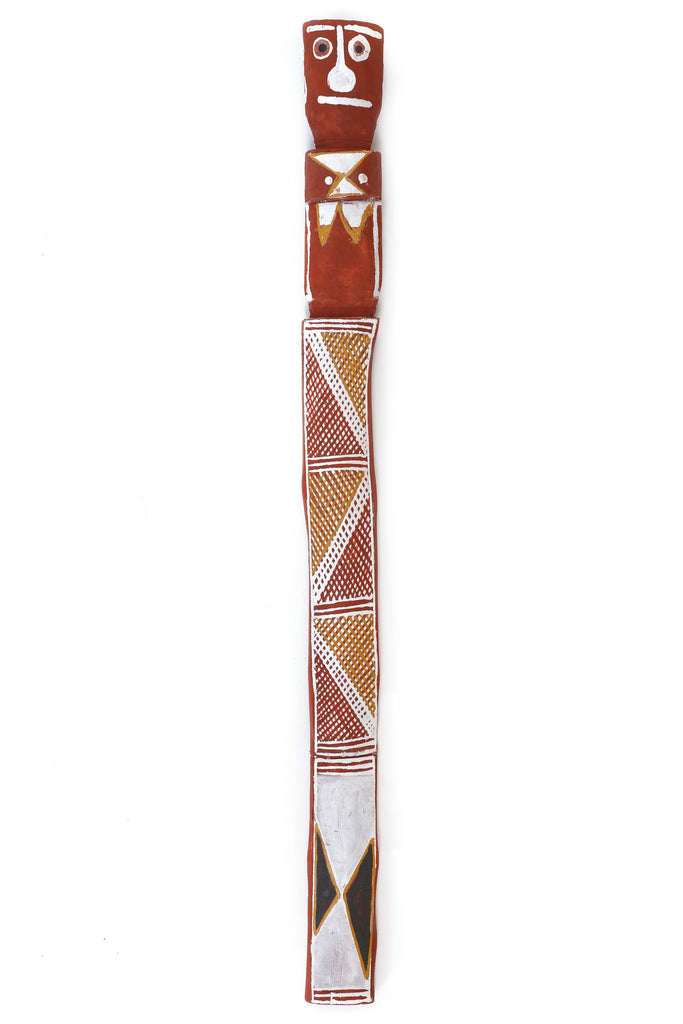 Aboriginal Art by Dallas Kelly, Mimih Spirit, 54cm - ART ARK®
