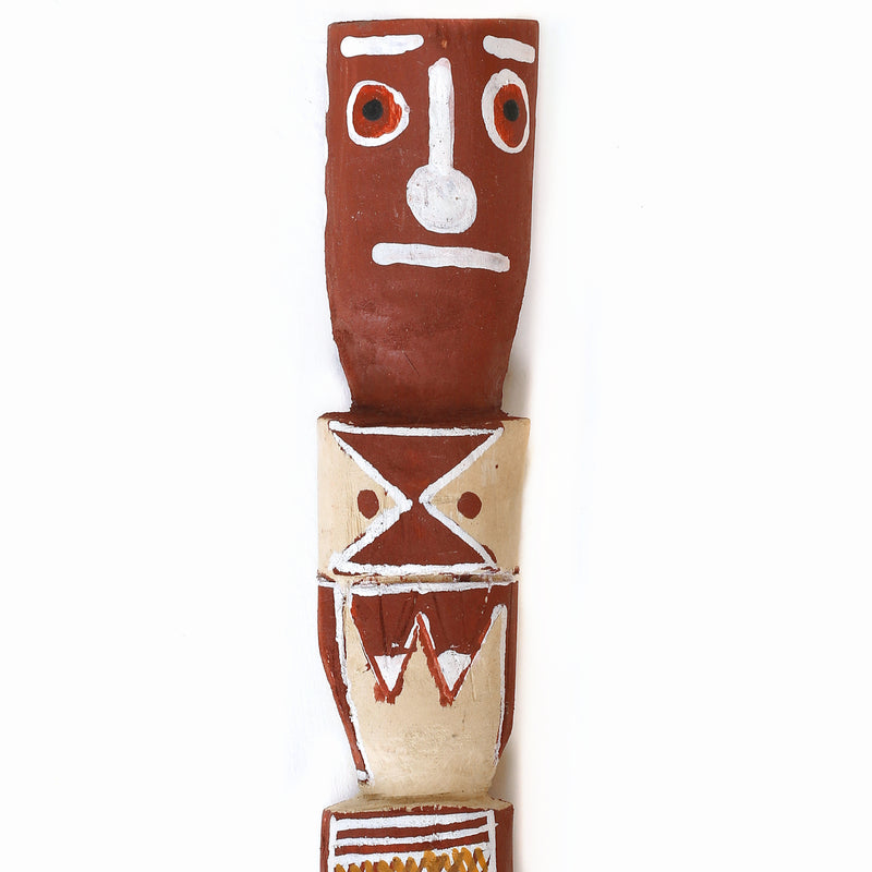 Aboriginal Artwork by Dallas Kelly, Mimih Spirit, 54cm