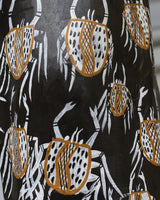 Aboriginal Artwork by Datjuluma Guyula Caroline, Gunyan, Pair of Larrakitj 268cm