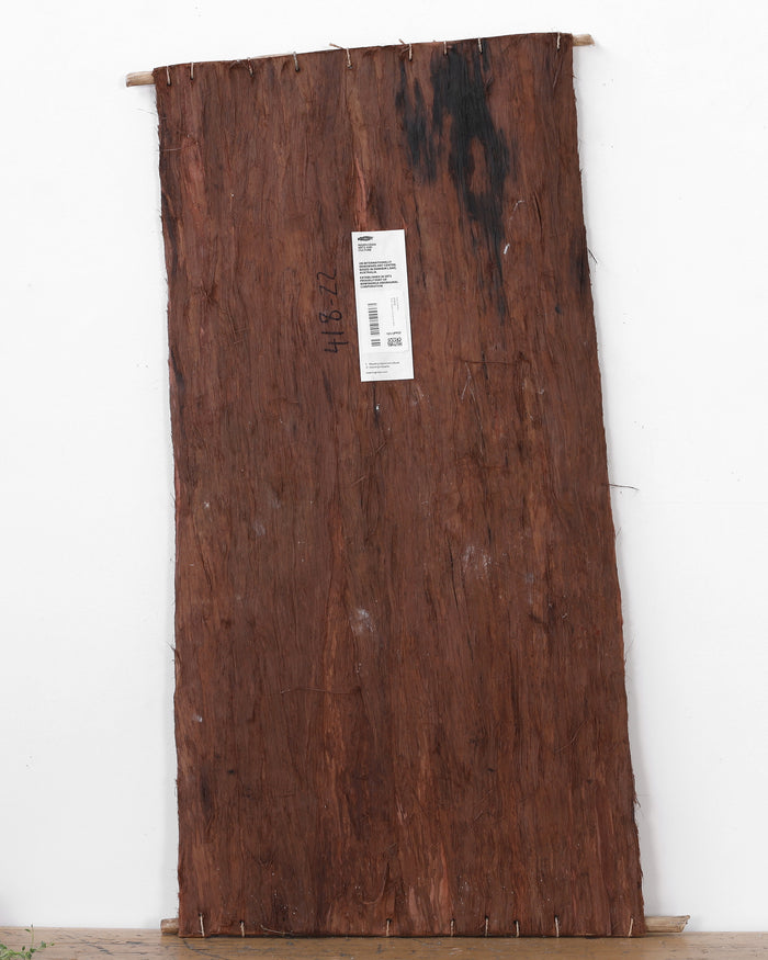 Aboriginal Art by Balang David Brian, Man-ngalinj (bush potato), 103x49cm Bark - ART ARK®