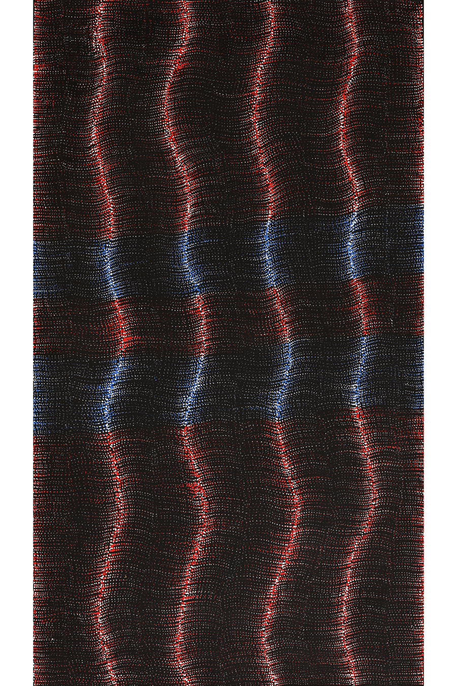 Aboriginal Artwork by Debbie Napaljarri Brown, Wanakiji Jukurrpa (Bush Tomato Dreaming), 107x61cm