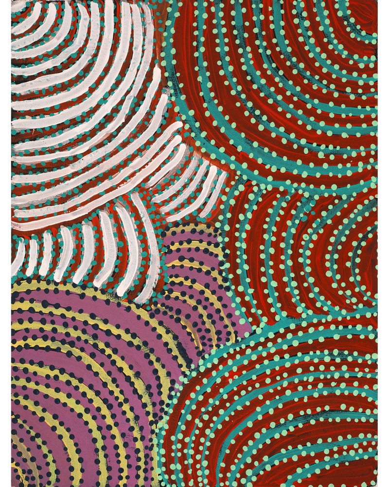 Aboriginal Artwork by Debra Thomas, Untitled, 61x46cm