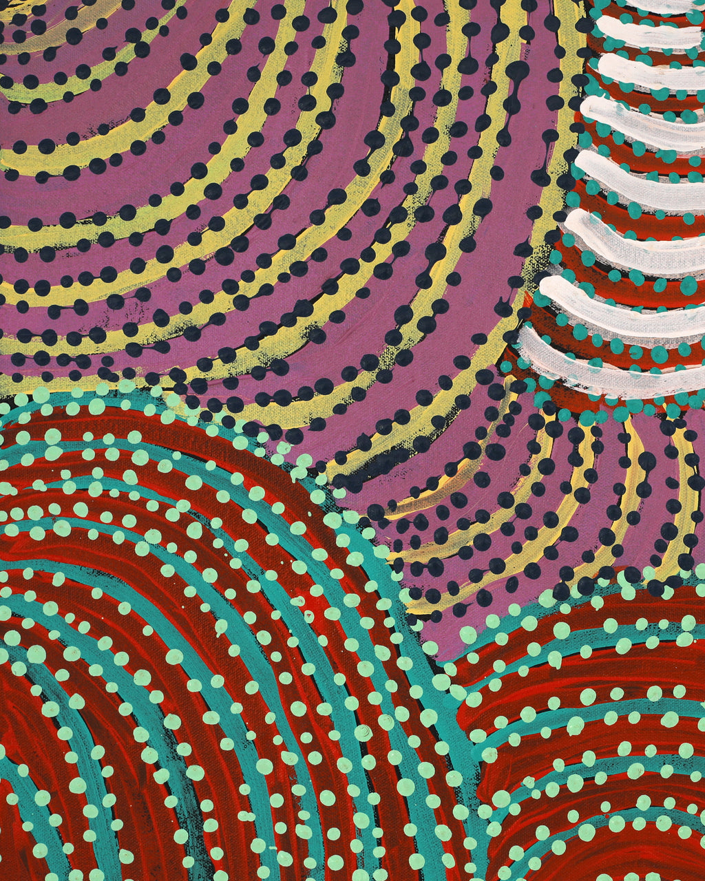 Aboriginal Artwork by Debra Thomas, Untitled, 61x46cm