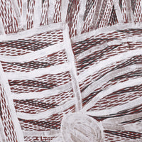 Aboriginal Artwork by Dhuwarrwarr Marika, Yambirrpa, 144x64cm Bark