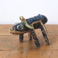 Aboriginal Artwork by Dianne Dawson - Papa (dog) Tjanpi Sculpture