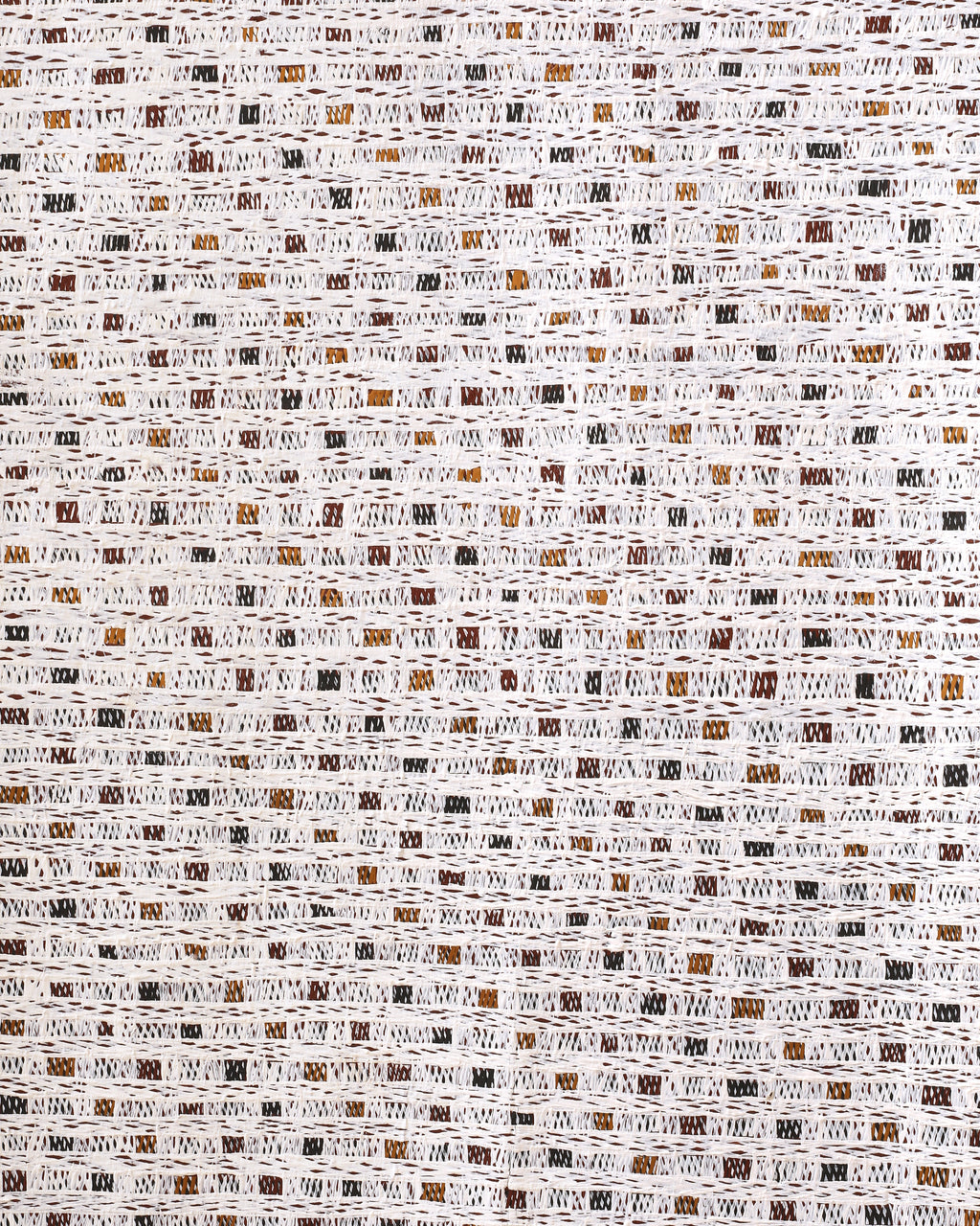 Aboriginal Artwork by Ḏirrpu Marawili Noŋgirrŋa, Djapu Design, 95x36cm Bark