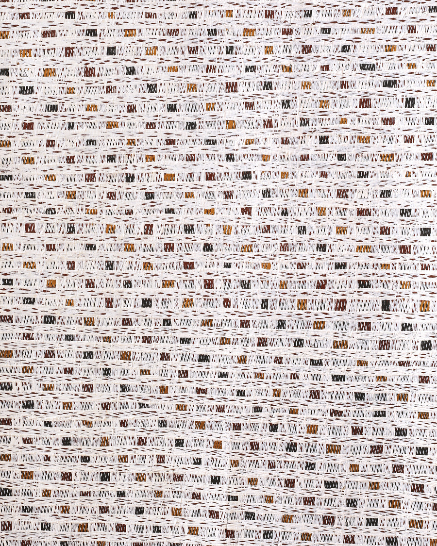 Aboriginal Artwork by Ḏirrpu Marawili Noŋgirrŋa, Djapu Design, 95x36cm Bark