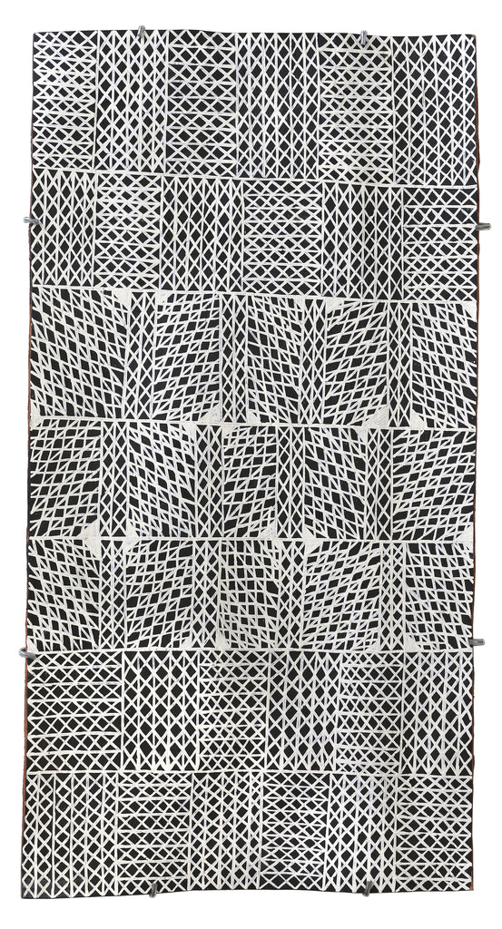 Djirrirra Wunuŋmurra Yukuwa, Buyku, 89x46cm Bark