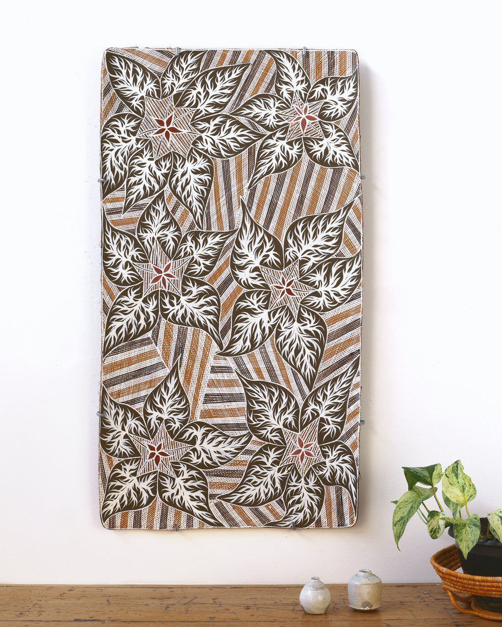 Aboriginal Artwork by Djul’djul Gurruwiwi Susan Wunuŋmurra, Dhatam, 86x64cm