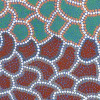 Aboriginal Artwork by Doreen Nampijinpa Tilmouth, Bush Tucker, 76x61cm