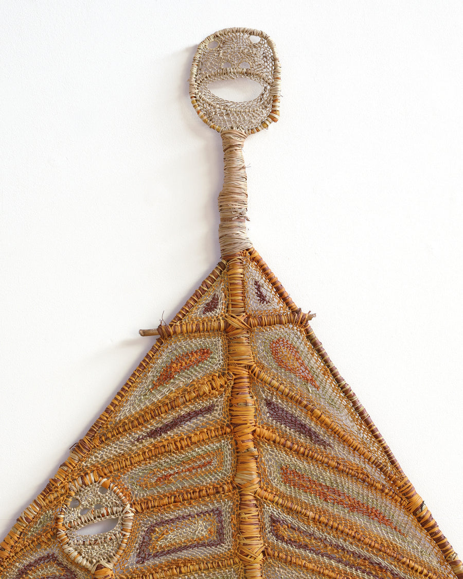 Aboriginal Artwork by Dorothy Bunibuni, Yawkyawk - fish-women spirit, 196x85cm