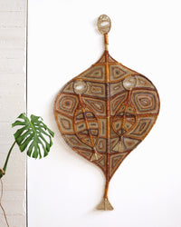 Aboriginal Artwork by Dorothy Bunibuni, Yawkyawk - fish-women spirit, 184x101cm