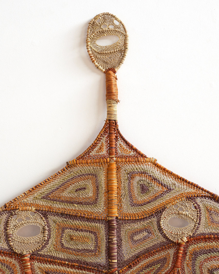 Aboriginal Artwork by Dorothy Bunibuni, Yawkyawk - fish-women spirit, 184x101cm
