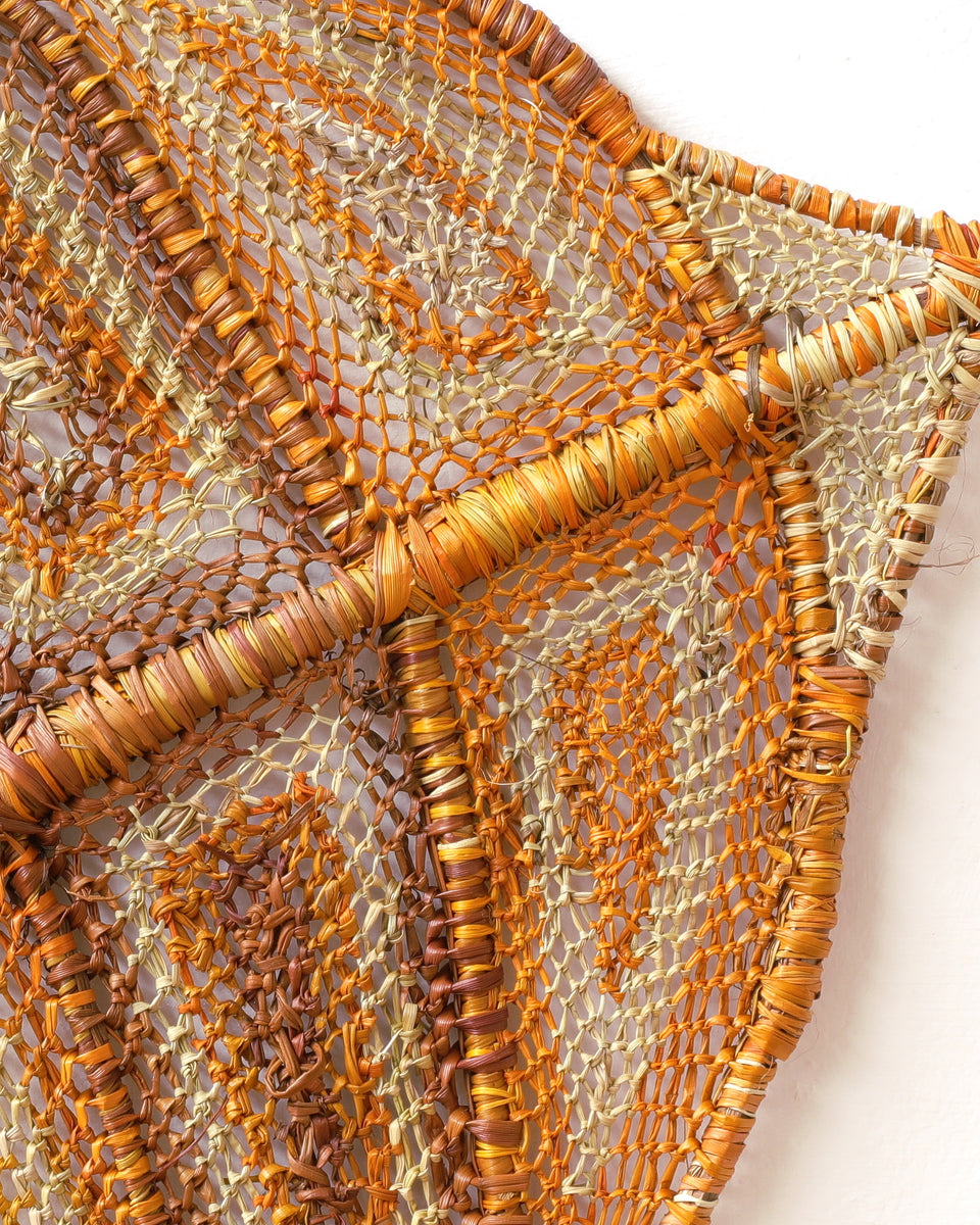 Aboriginal Artwork by Dorothy Bunibuni, Nawarlah - Brown River Stingray, 83cm