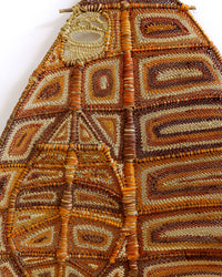 Aboriginal Artwork by Dorothy Bunibuni, Yawkyawk - fish-women spirit, 175x69cm