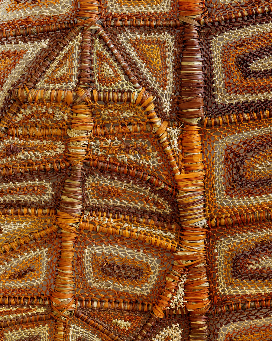 Aboriginal Artwork by Dorothy Bunibuni, Yawkyawk - fish-women spirit, 175x69cm