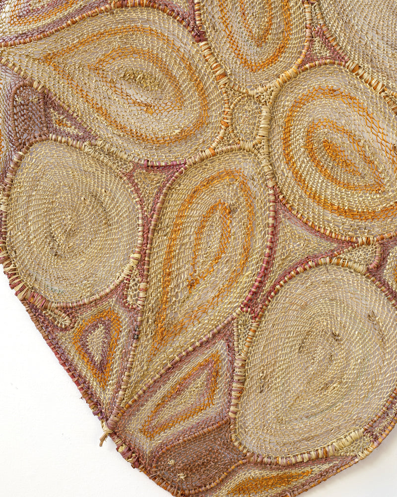 Aboriginal Artwork by Dorothy Bunibuni, Komrdawh (Northern snake-necked turtle) 101x76cm