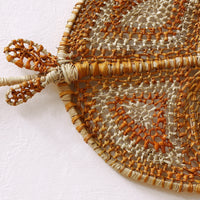 Aboriginal Artwork by Bronwyn Kelly and Dorothy Bunibuni, Nawarlah - Brown River Stingray, Pair
