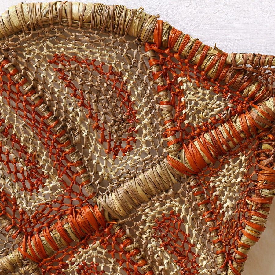 Aboriginal Artwork by Bronwyn Kelly and Dorothy Bunibuni, Nawarlah - Brown River Stingray, Pair
