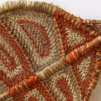 Aboriginal Artwork by Bronwyn Kelly and Dorothy Bunibuni, Nawarlah - Brown River Stingray, Pair