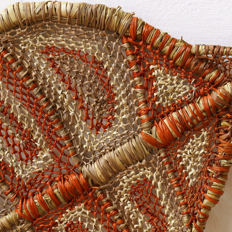 Aboriginal Artwork by Bronwyn Kelly and Dorothy Bunibuni, Nawarlah - Brown River Stingray, Pair