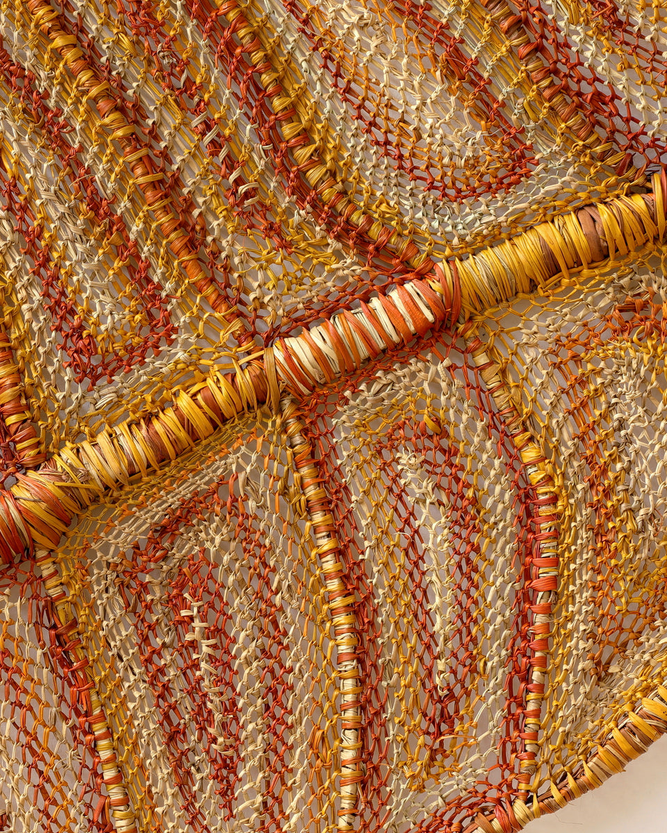 Aboriginal Artwork by Dorothy Bunibuni, Nawarlah - Brown River Stingray, 116cm