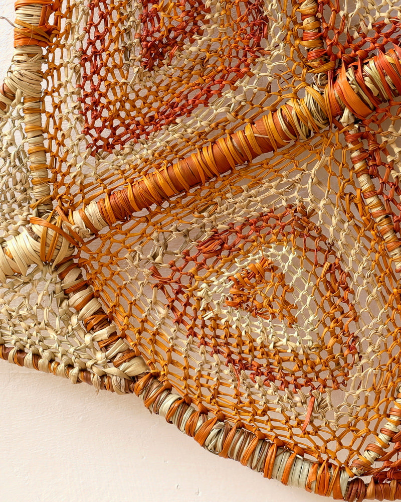 Aboriginal Artwork by Dorothy Bunibuni, Nawarlah - Brown River Stingray, 116cm