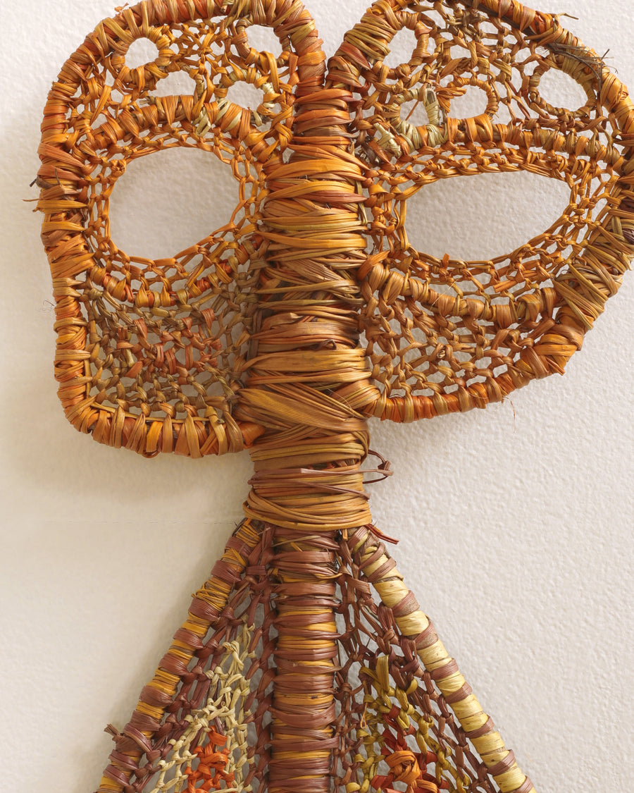 Aboriginal Artwork by Dorothy Bunibuni, Yawkyawk - fish-women spirit, 133x56cm