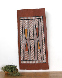Aboriginal Artwork by Eileen Pascoe, Kunkaninj (Digging Stick), 114x54cm