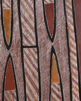 Aboriginal Art by Eileen Pascoe, Kunkaninj (Digging Stick)), 114x54cm - ART ARK®