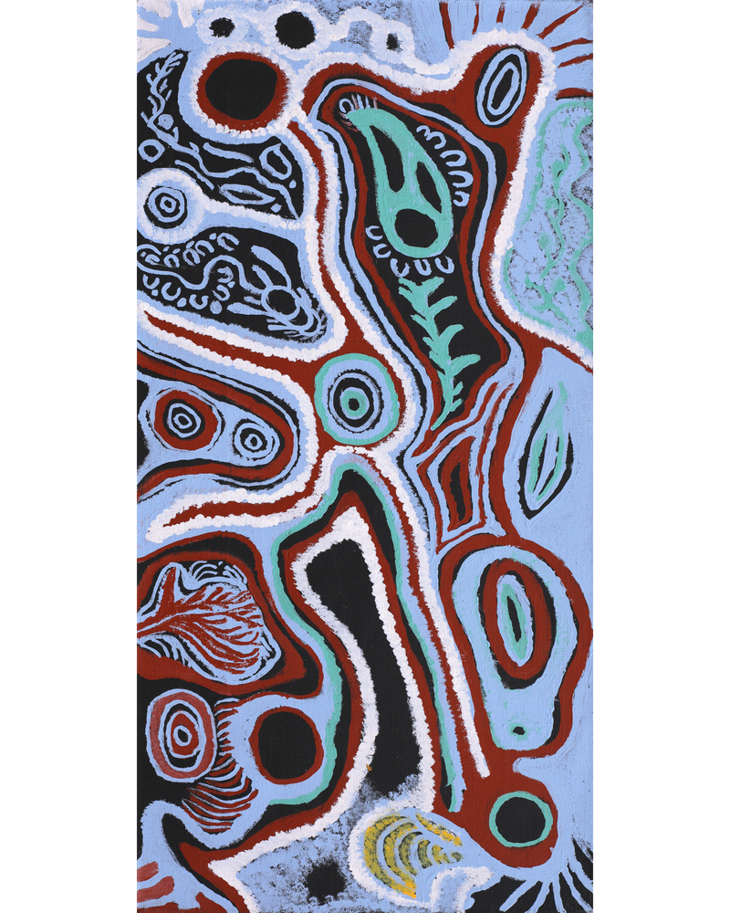 Aboriginal Artwork by Eileen Stanley Nanna, 61x30cm