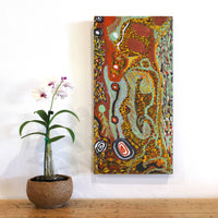 Aboriginal Artwork by Eileen Stanley Nanna, Untitled, 61x30cm
