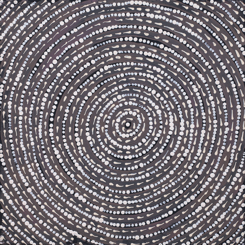 Aboriginal Artwork by Elsie Napanangka Granites, Mina Mina Dreaming, 30x30cm