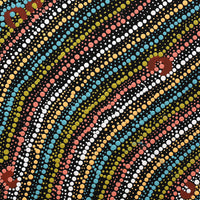 Aboriginal Artwork by Florence Nungarrayi Tex, Lappi Lappi Jukurrpa, 50x40cm