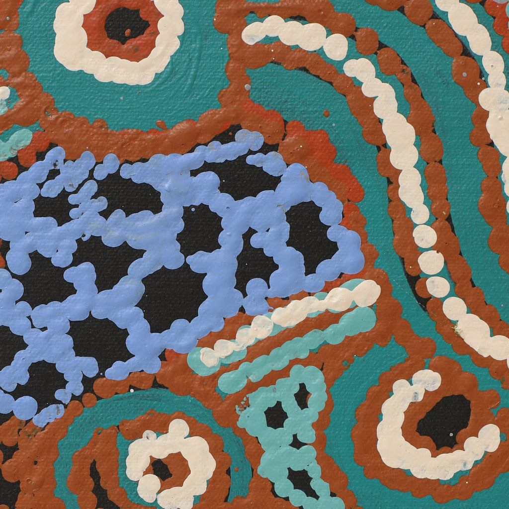 Aboriginal Artwork by Francie Ingkatji, Wanampi Tjukurrpa, 51x40cm