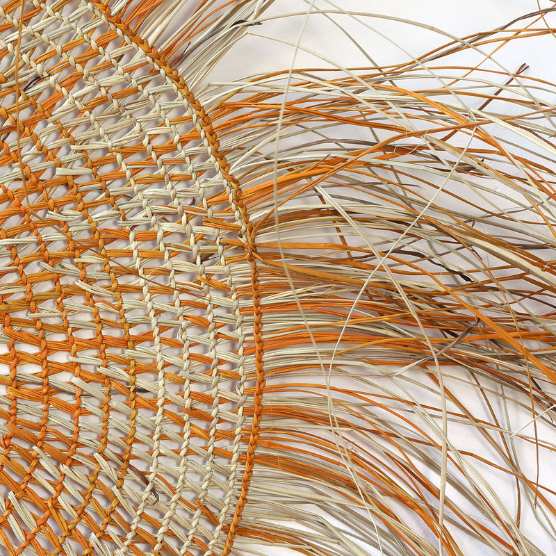 Aboriginal Artwork by Freda Ali Wayartja, Woven Mat, 130cm