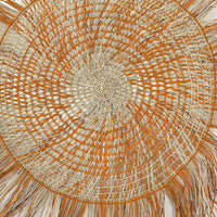 Aboriginal Artwork by Freda Ali Wayartja, Woven Mat, 130cm