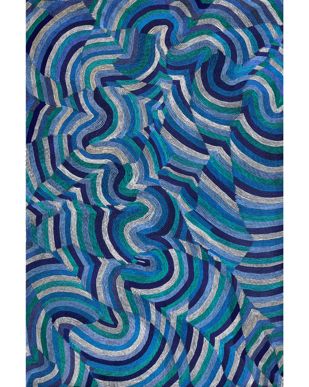 Aboriginal Artwork by Flora Nakamarra Brown, Mina Mina Jukurrpa, 183x122cm