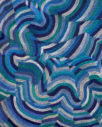 Aboriginal Artwork by Flora Nakamarra Brown, Mina Mina Jukurrpa, 183x122cm